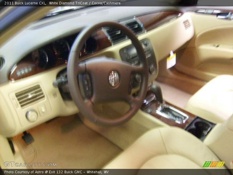 White Diamond TriCoat / Cocoa/Cashmere 2011 Buick Lucerne CXL