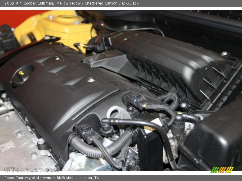 Mellow Yellow / Checkered Carbon Black/Black 2009 Mini Cooper Clubman