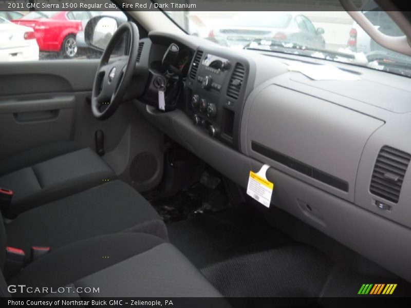 Fire Red / Dark Titanium 2011 GMC Sierra 1500 Regular Cab
