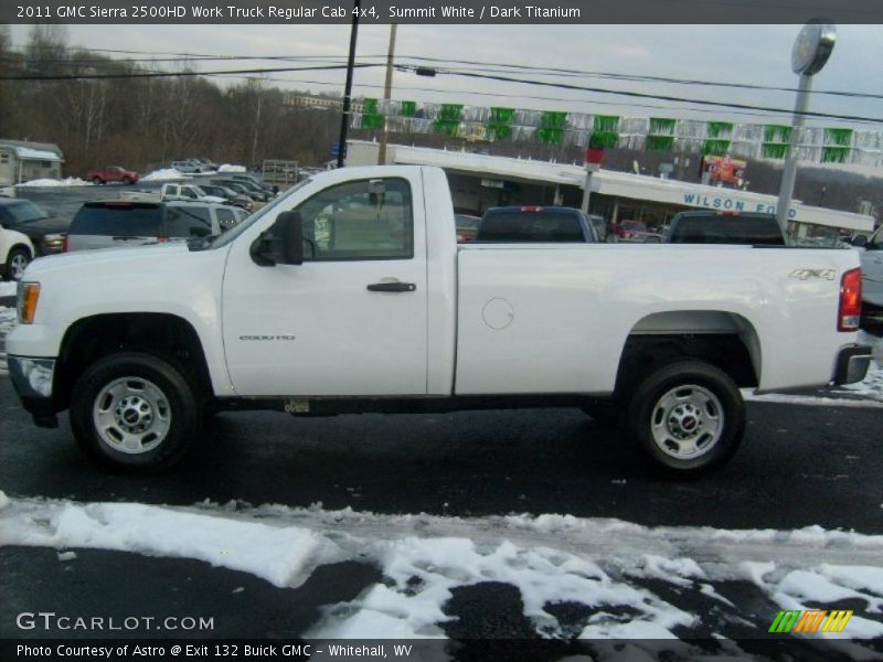 Summit White / Dark Titanium 2011 GMC Sierra 2500HD Work Truck Regular Cab 4x4