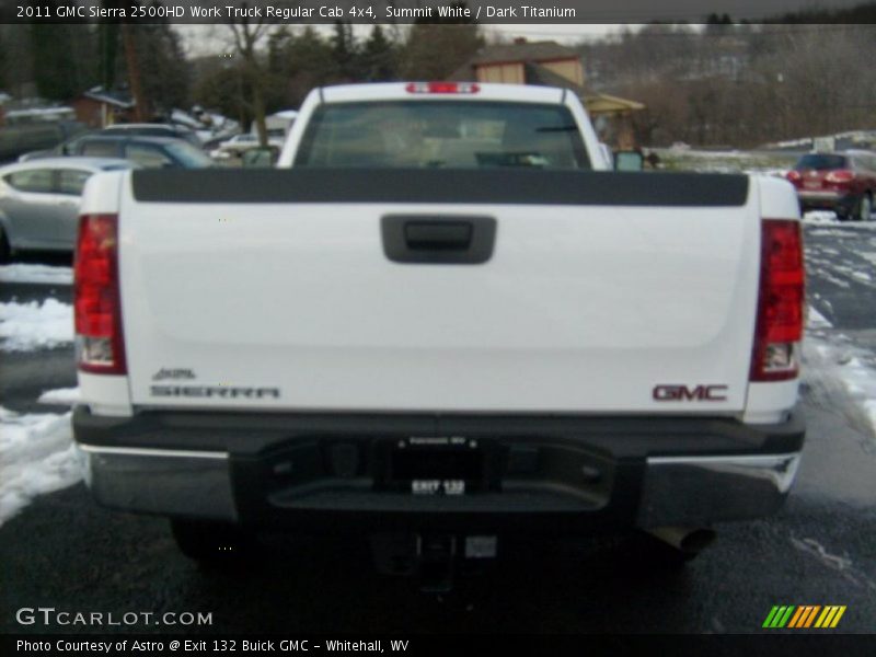 Summit White / Dark Titanium 2011 GMC Sierra 2500HD Work Truck Regular Cab 4x4