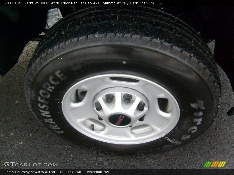 Summit White / Dark Titanium 2011 GMC Sierra 2500HD Work Truck Regular Cab 4x4