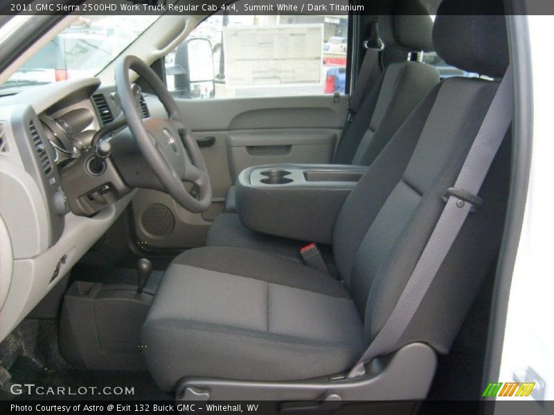 Summit White / Dark Titanium 2011 GMC Sierra 2500HD Work Truck Regular Cab 4x4