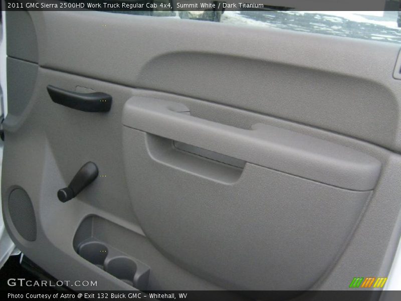 Summit White / Dark Titanium 2011 GMC Sierra 2500HD Work Truck Regular Cab 4x4