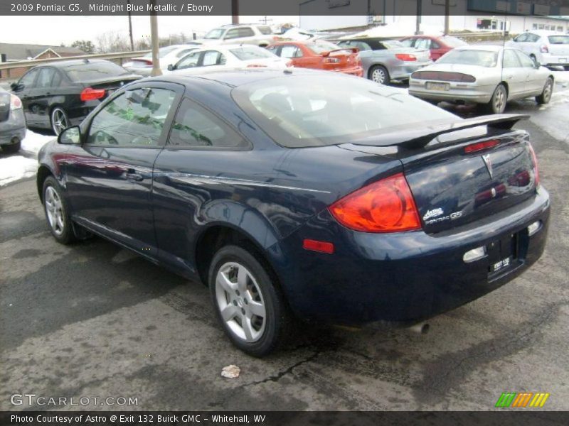 Midnight Blue Metallic / Ebony 2009 Pontiac G5