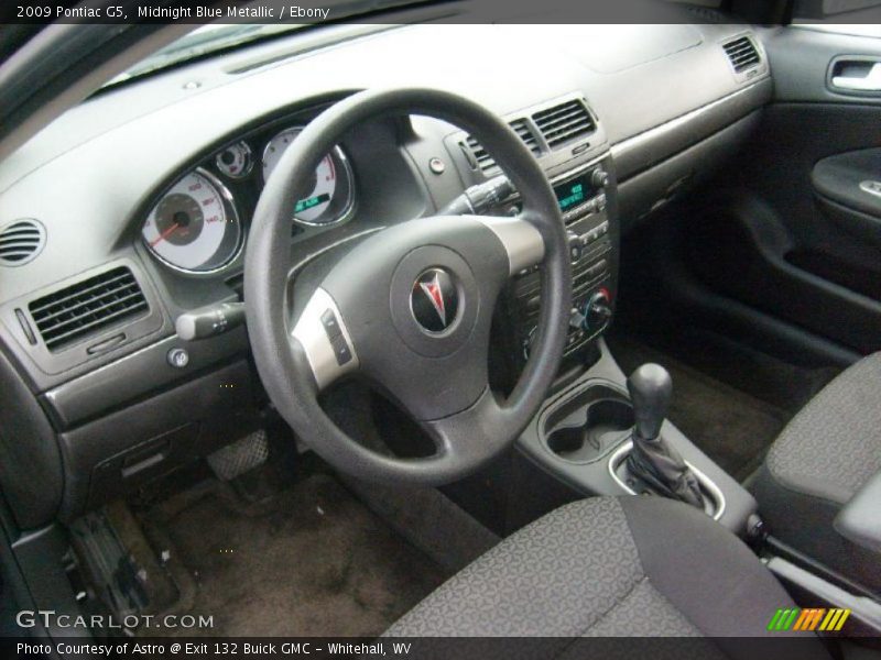 Midnight Blue Metallic / Ebony 2009 Pontiac G5