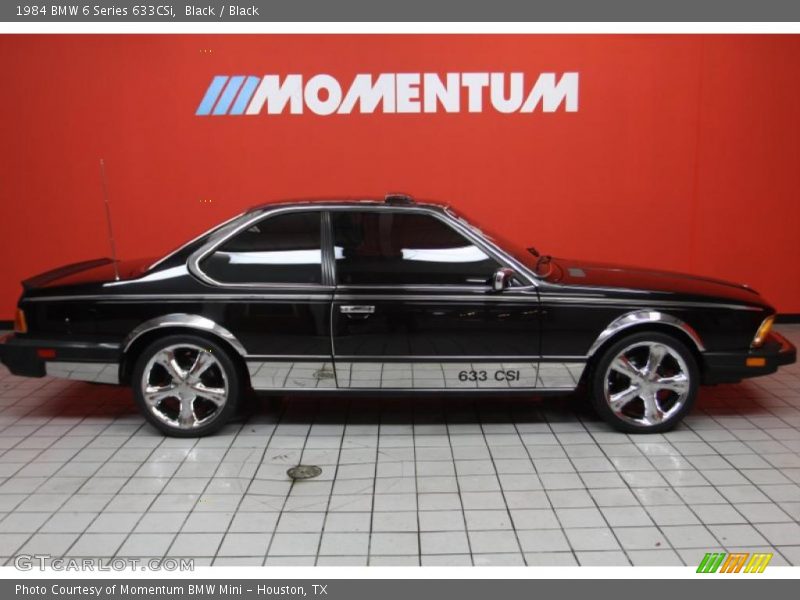 Black / Black 1984 BMW 6 Series 633CSi