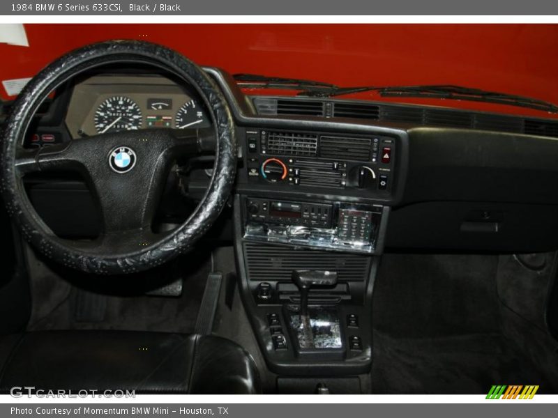 Black / Black 1984 BMW 6 Series 633CSi