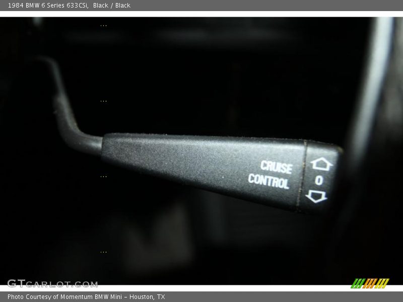 Black / Black 1984 BMW 6 Series 633CSi