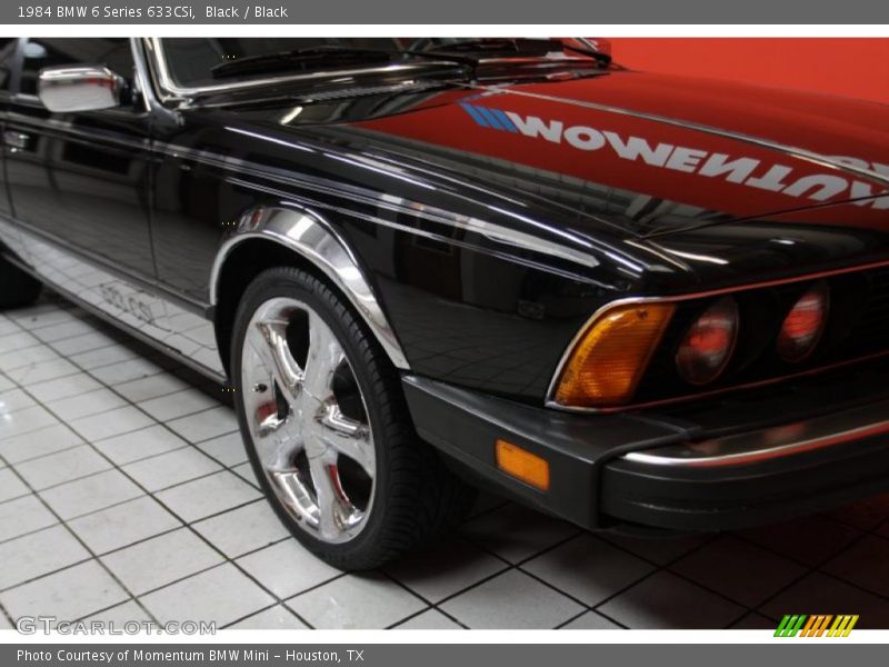 Black / Black 1984 BMW 6 Series 633CSi