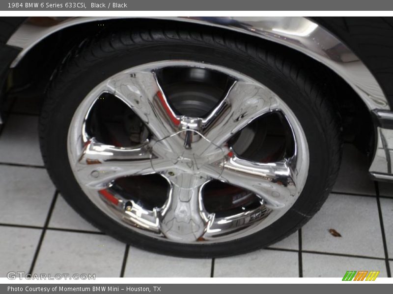 Black / Black 1984 BMW 6 Series 633CSi