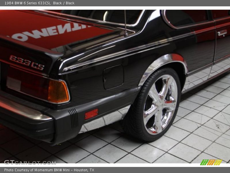 Black / Black 1984 BMW 6 Series 633CSi