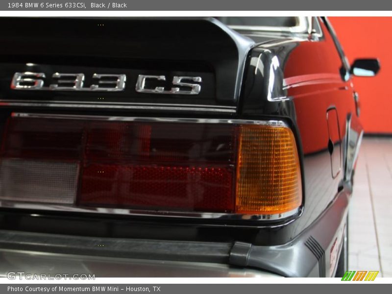 Black / Black 1984 BMW 6 Series 633CSi