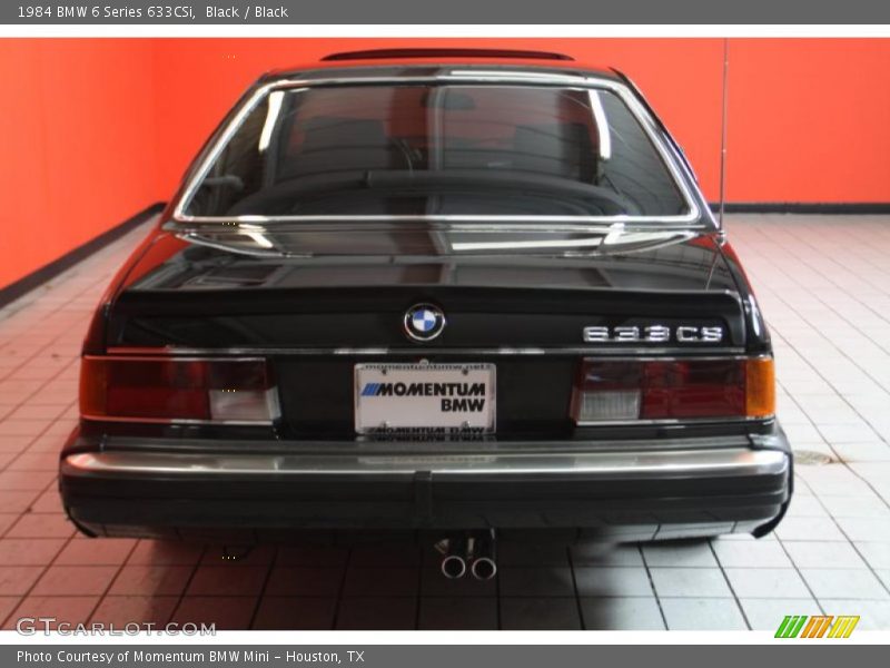 Black / Black 1984 BMW 6 Series 633CSi