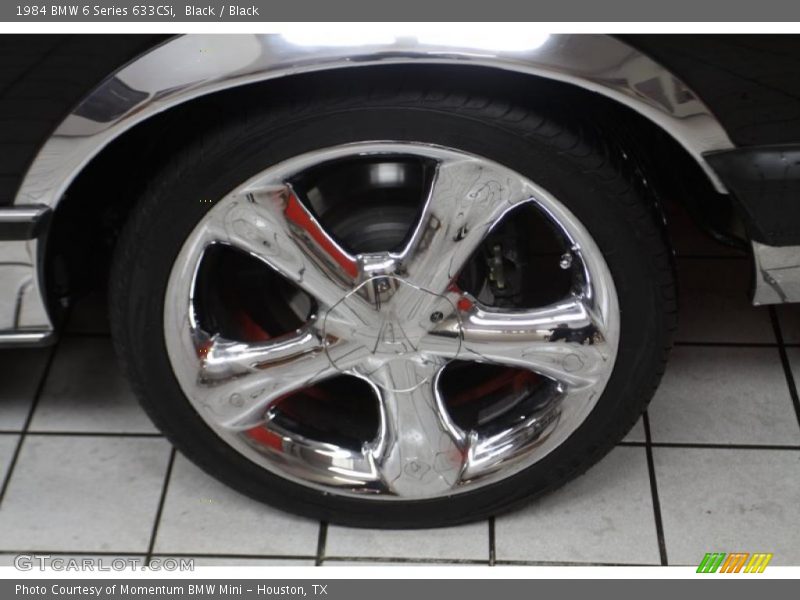 Black / Black 1984 BMW 6 Series 633CSi