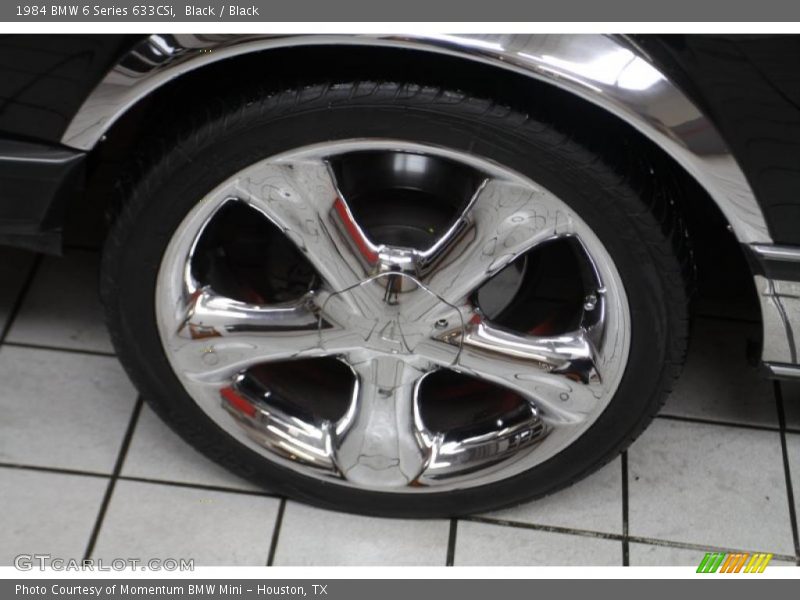 Black / Black 1984 BMW 6 Series 633CSi