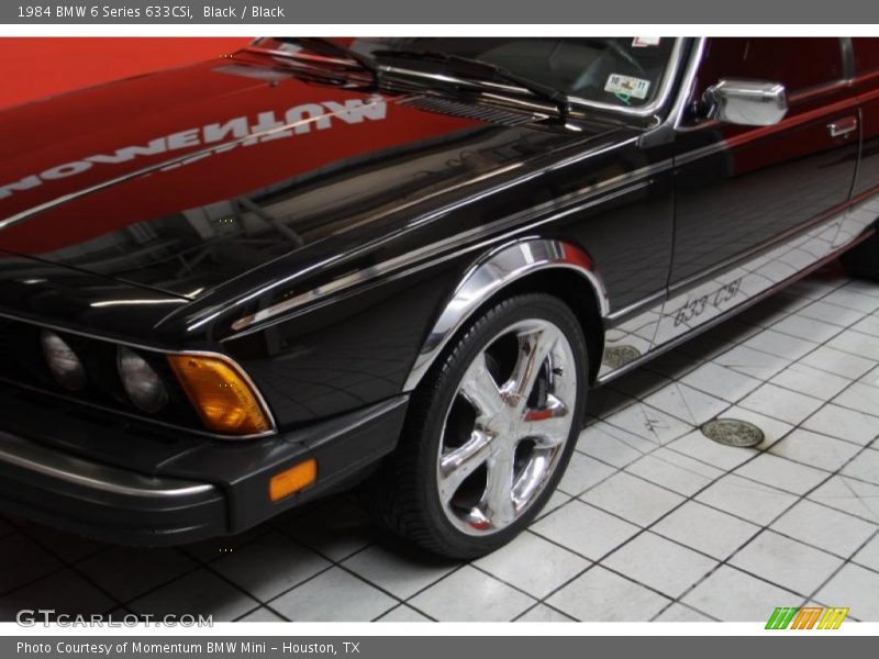 Black / Black 1984 BMW 6 Series 633CSi