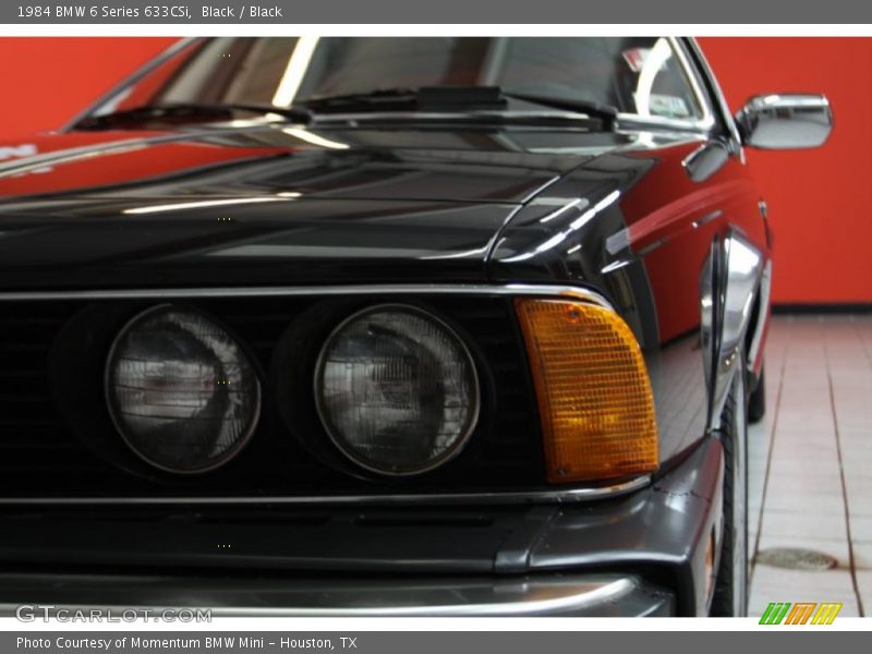 Black / Black 1984 BMW 6 Series 633CSi