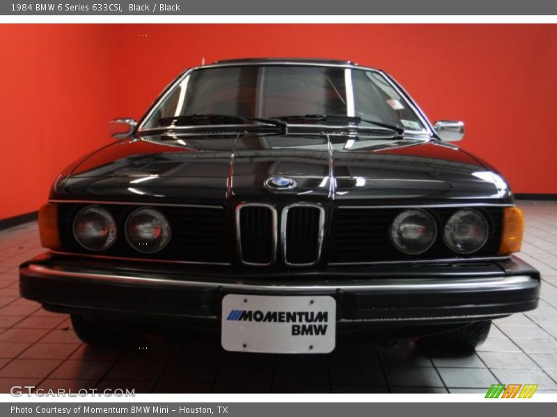 Black / Black 1984 BMW 6 Series 633CSi