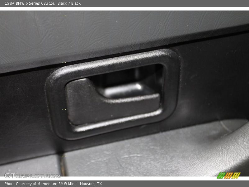 Black / Black 1984 BMW 6 Series 633CSi