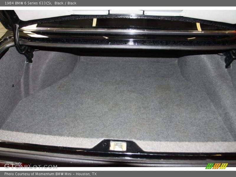  1984 6 Series 633CSi Trunk