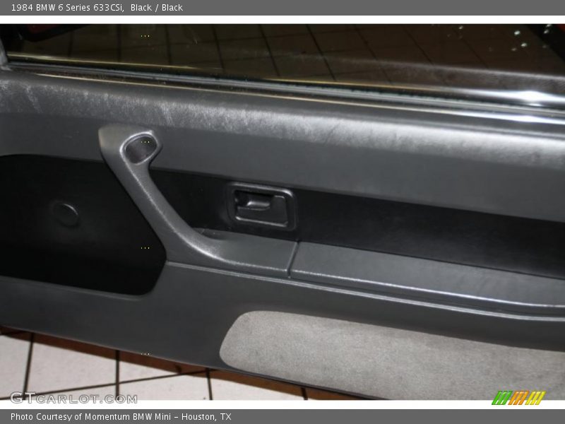Black / Black 1984 BMW 6 Series 633CSi