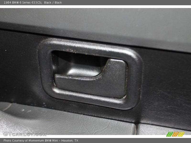 Black / Black 1984 BMW 6 Series 633CSi