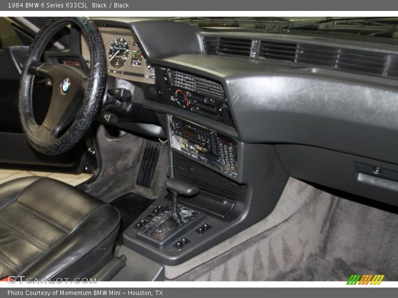 Dashboard of 1984 6 Series 633CSi