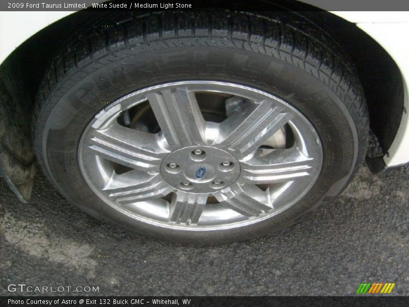 White Suede / Medium Light Stone 2009 Ford Taurus Limited