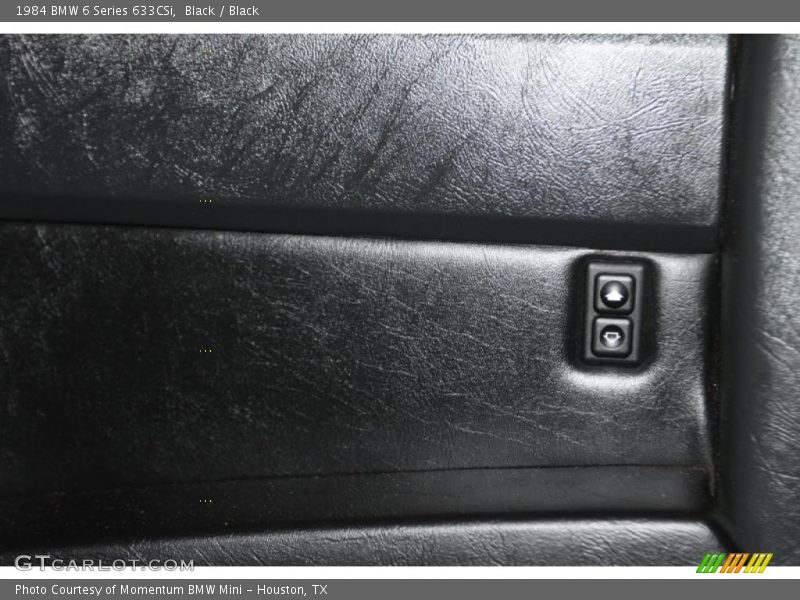 Black / Black 1984 BMW 6 Series 633CSi