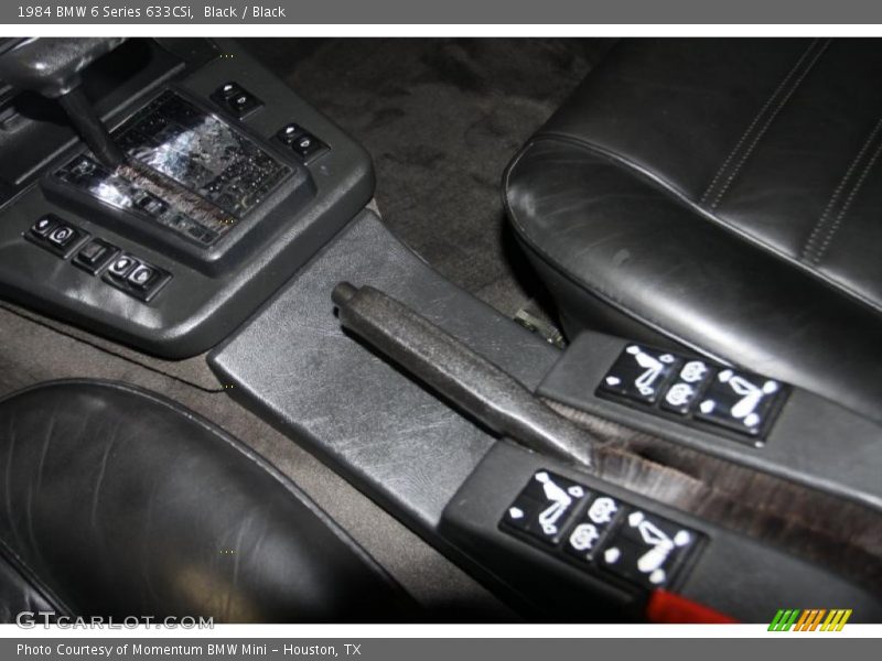 Controls of 1984 6 Series 633CSi