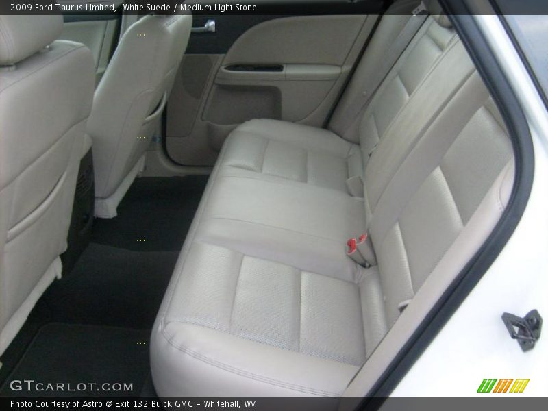 White Suede / Medium Light Stone 2009 Ford Taurus Limited