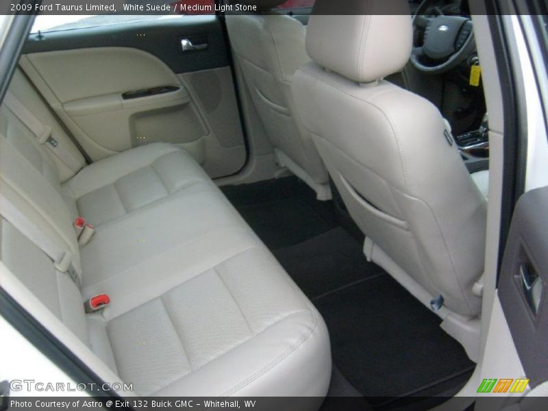 White Suede / Medium Light Stone 2009 Ford Taurus Limited