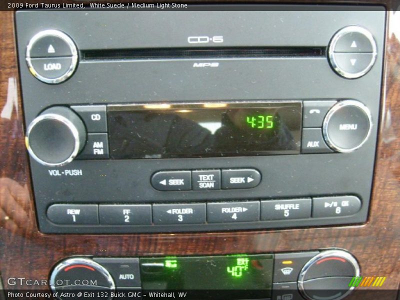 White Suede / Medium Light Stone 2009 Ford Taurus Limited