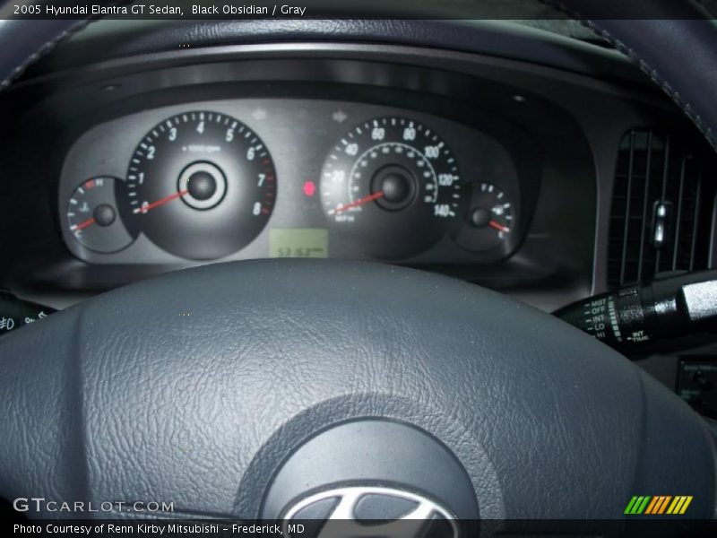Black Obsidian / Gray 2005 Hyundai Elantra GT Sedan