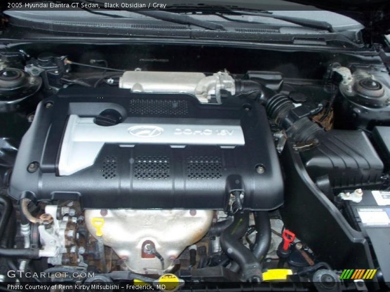 Black Obsidian / Gray 2005 Hyundai Elantra GT Sedan