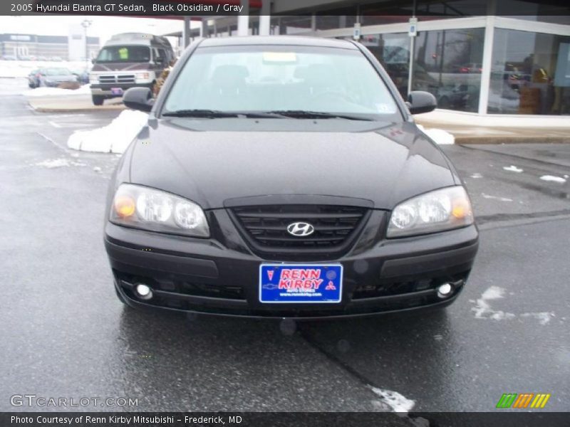 Black Obsidian / Gray 2005 Hyundai Elantra GT Sedan