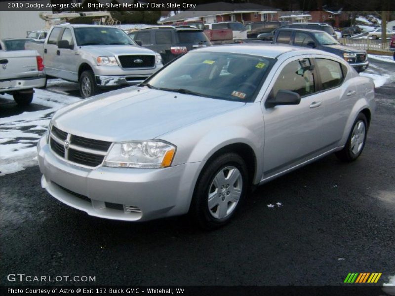 Bright Silver Metallic / Dark Slate Gray 2010 Dodge Avenger SXT