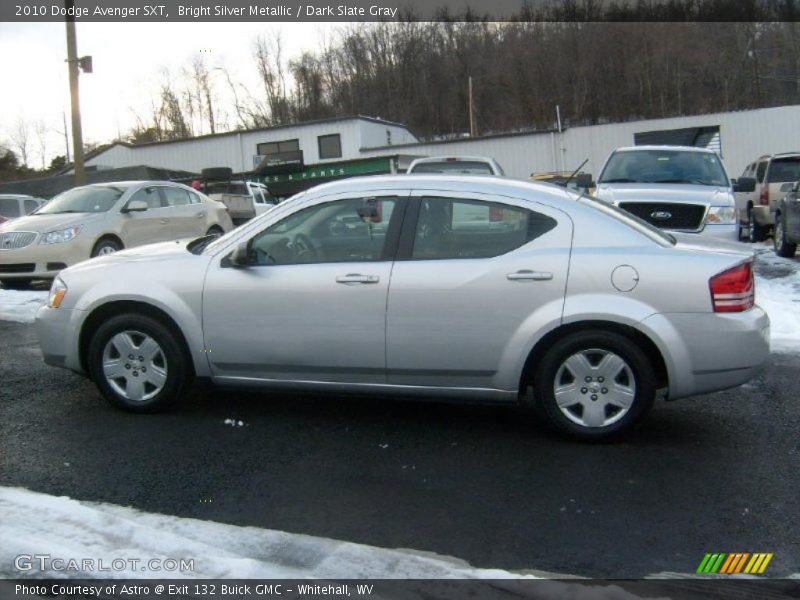 Bright Silver Metallic / Dark Slate Gray 2010 Dodge Avenger SXT