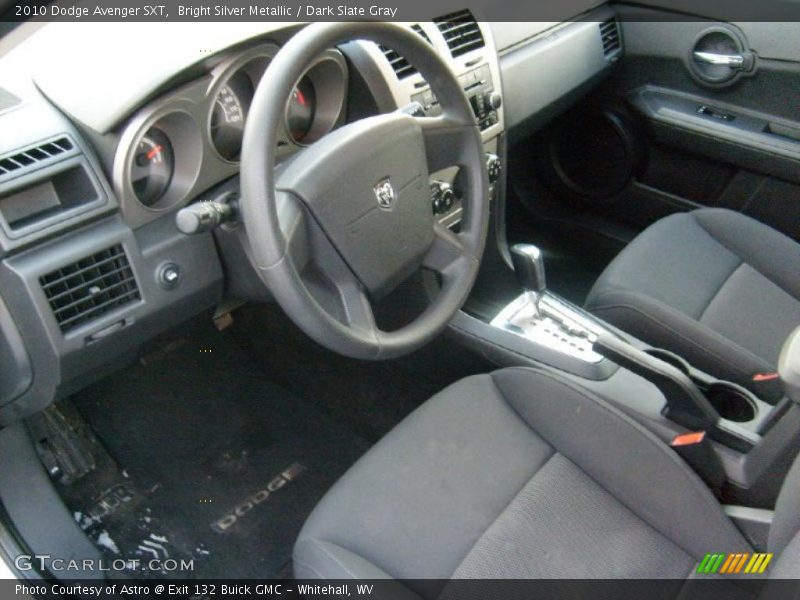 Bright Silver Metallic / Dark Slate Gray 2010 Dodge Avenger SXT