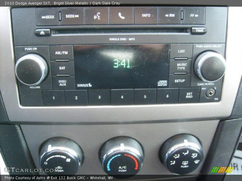 Bright Silver Metallic / Dark Slate Gray 2010 Dodge Avenger SXT