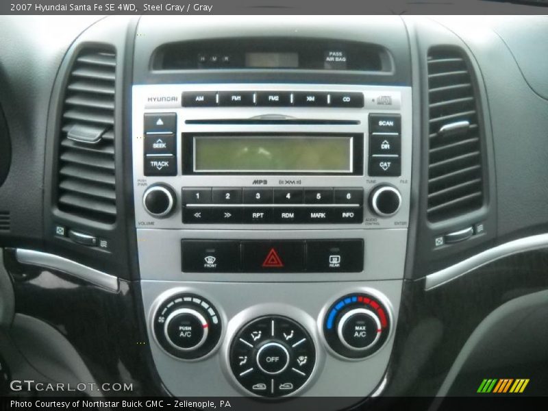 Steel Gray / Gray 2007 Hyundai Santa Fe SE 4WD