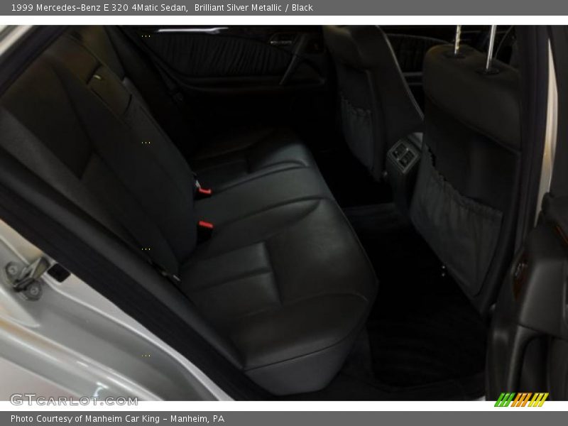 Brilliant Silver Metallic / Black 1999 Mercedes-Benz E 320 4Matic Sedan