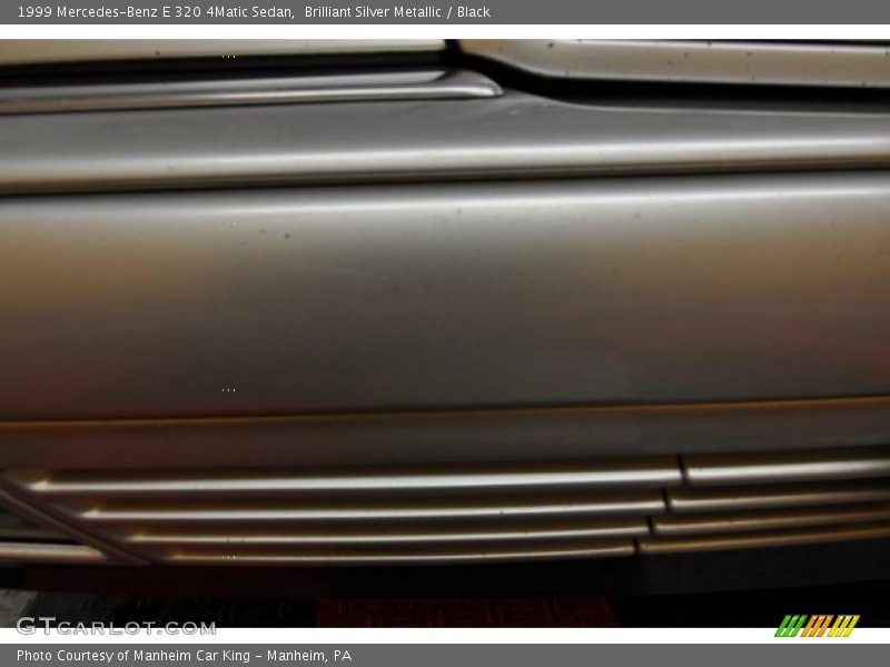 Brilliant Silver Metallic / Black 1999 Mercedes-Benz E 320 4Matic Sedan
