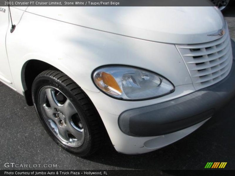 Stone White / Taupe/Pearl Beige 2001 Chrysler PT Cruiser Limited