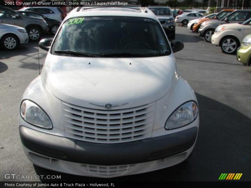 Stone White / Taupe/Pearl Beige 2001 Chrysler PT Cruiser Limited