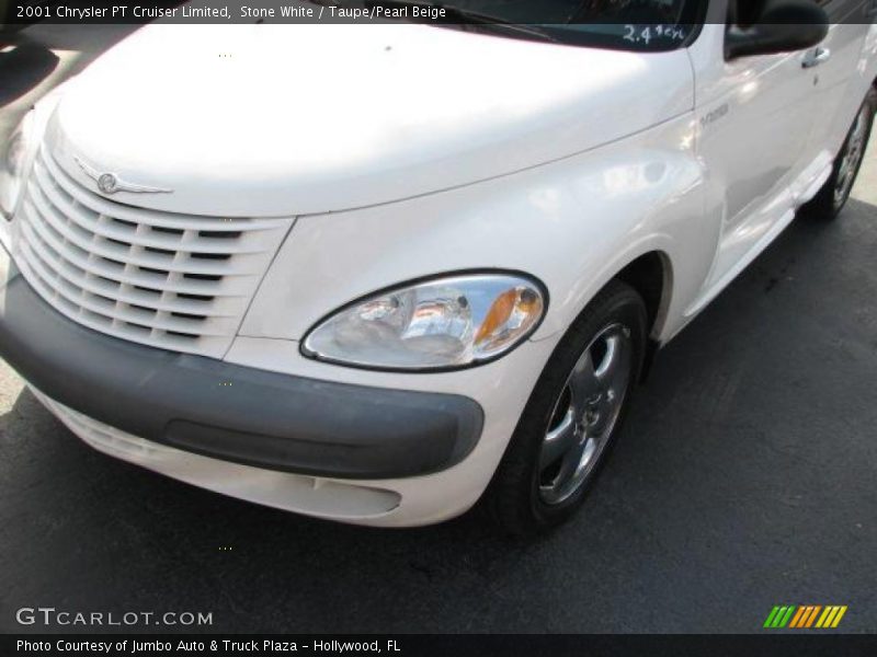 Stone White / Taupe/Pearl Beige 2001 Chrysler PT Cruiser Limited
