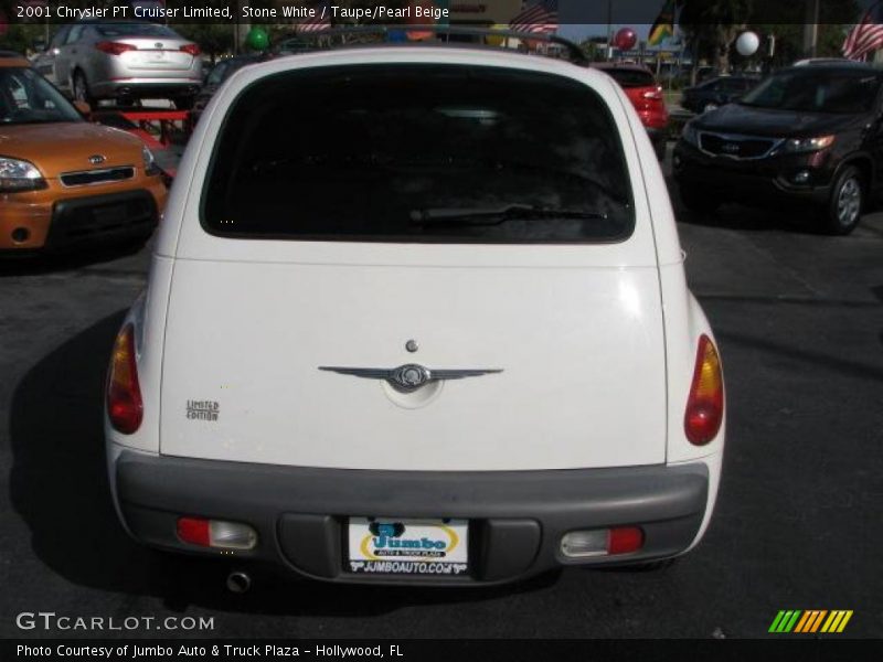 Stone White / Taupe/Pearl Beige 2001 Chrysler PT Cruiser Limited