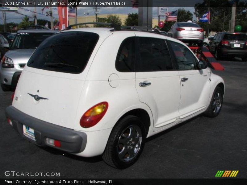 Stone White / Taupe/Pearl Beige 2001 Chrysler PT Cruiser Limited