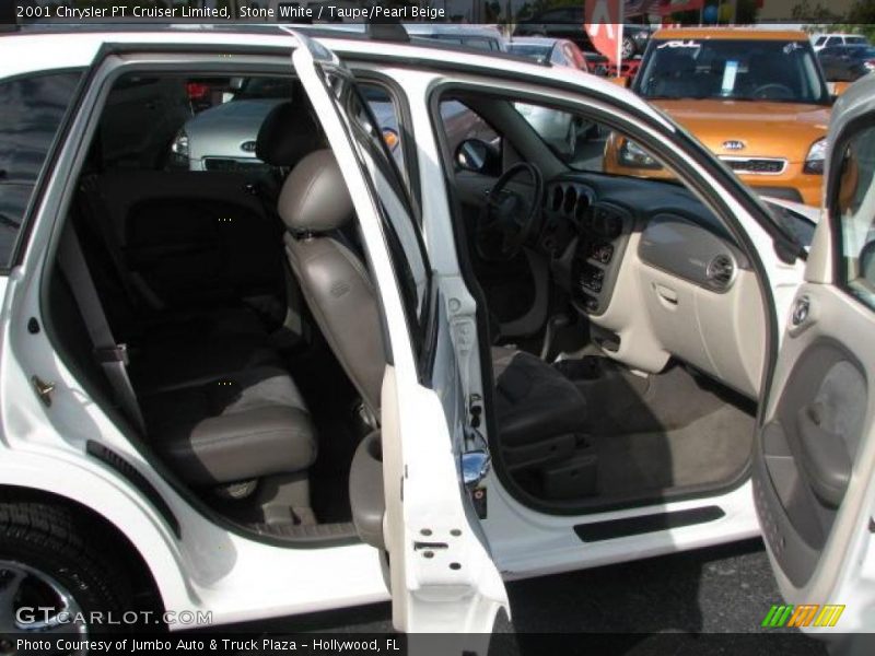 Stone White / Taupe/Pearl Beige 2001 Chrysler PT Cruiser Limited